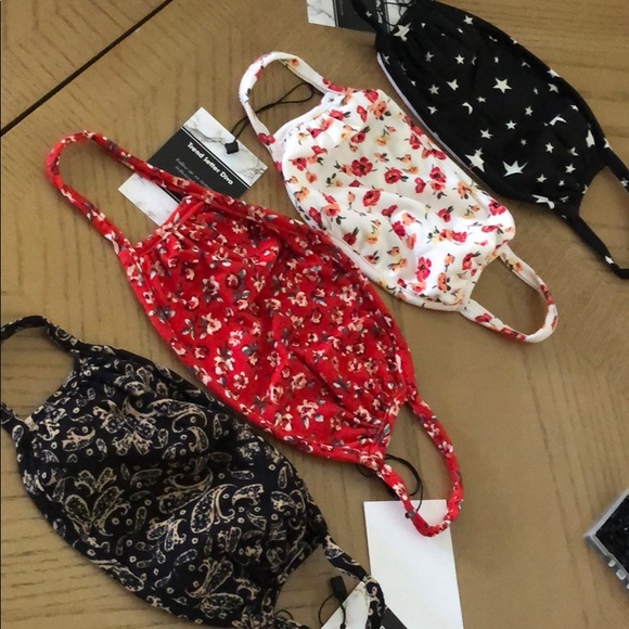 2 for $20! Marsala print face mask - Picture 6 of 10